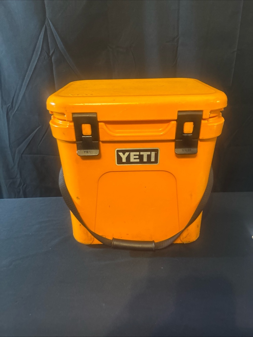 Yeti Bright Orange Portable Hard Cooler with Shoulder Strap